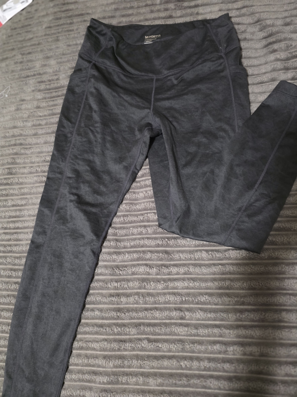 Mondetta Black Women's High-Rise Leggings